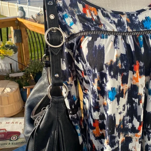 Coach Black Leather Hobo, Vintage - Picture 3 of 12